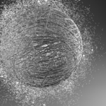 Ball of string created with nParticles.