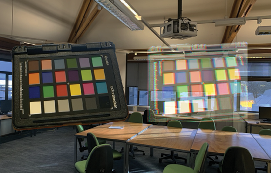 Holograms; Expectation (left), Reality (right)